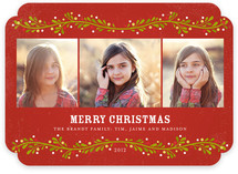 French Berries Christmas Photo Cards