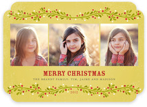 French Berries Christmas Photo Cards