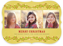 French Berries Christmas Photo Cards