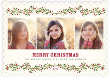 French Berries Christmas Photo Cards