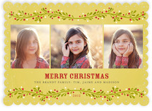 French Berries Christmas Photo Cards
