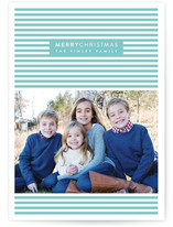 Merry Stripes Christmas Photo Cards
