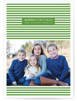 Merry Stripes Christmas Photo Cards