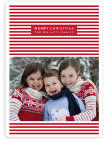 Merry Stripes Christmas Photo Cards