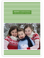 Merry Stripes Christmas Photo Cards
