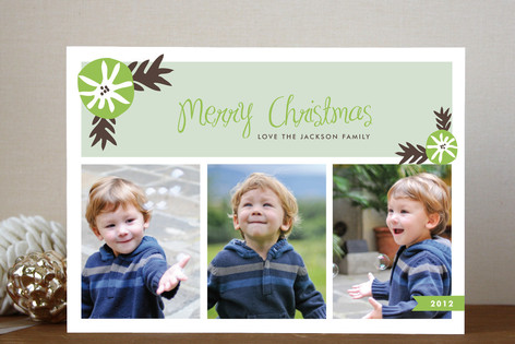 Mistletoe Merry Christmas Photo Cards