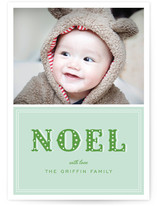 Noel Stardust Christmas Photo Cards