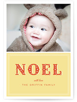 Noel Stardust Christmas Photo Cards