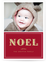 Noel Stardust Christmas Photo Cards