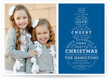 Snowman Type Christmas Photo Cards, by Sarah Brown