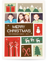 Christmas Cut Out Christmas Photo Cards