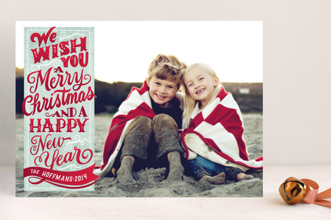 Vintage Holiday Wishes Christmas Photo Cards Vintage Holiday Wishes Christmas Photo Cards