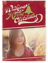 Merry Retro Christmas Christmas Photo Cards
