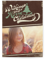 Merry Retro Christmas Christmas Photo Cards
