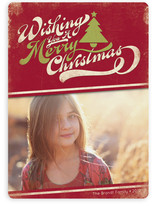 Merry Retro Christmas Christmas Photo Cards