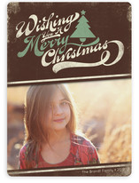 Merry Retro Christmas Christmas Photo Cards