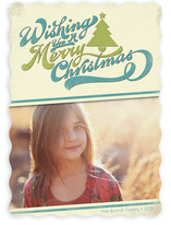 Merry Retro Christmas Christmas Photo Cards