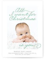 All I Want Christmas Photo Cards