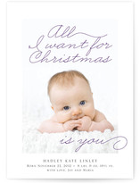 All I Want Christmas Photo Cards