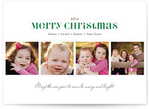 Dashing Christmas Photo Cards