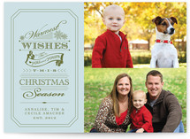 Warm Establishment Christmas Photo Cards