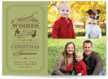 Warm Establishment Christmas Photo Cards