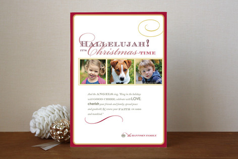 Hallelujah Christmas Photo Cards