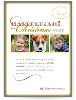 Hallelujah Christmas Photo Cards