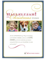 Hallelujah Christmas Photo Cards