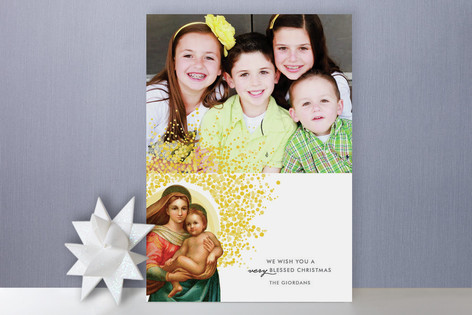 Madonna & Child Christmas Photo Cards