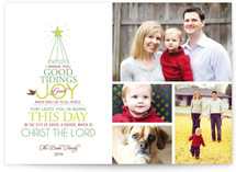 Good Tidings of Joy Christmas Photo Cards