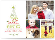 Good Tidings of Joy Christmas Photo Cards