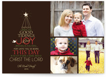 Good Tidings of Joy Christmas Photo Cards