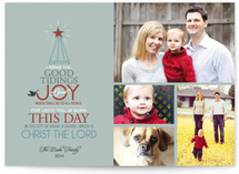 Good Tidings of Joy Christmas Photo Cards