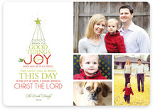 Good Tidings of Joy Christmas Photo Cards