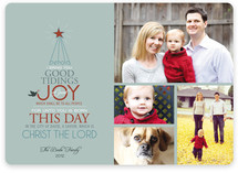 Good Tidings of Joy Christmas Photo Cards