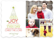 Good Tidings of Joy Christmas Photo Cards