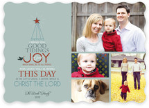 Good Tidings of Joy Christmas Photo Cards