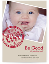 Nice List Christmas Photo Cards