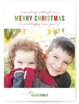 Simple Season Christmas Photo Cards