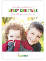 Simple Season Christmas Photo Cards