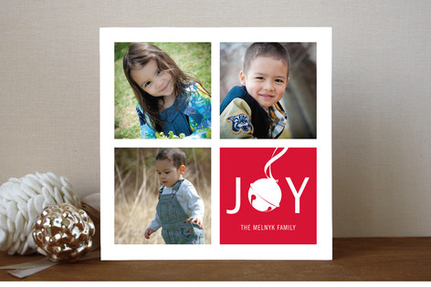 Jingle Squares Christmas Photo Cards