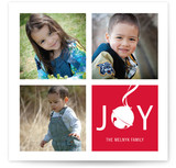 Jingle Squares Christmas Photo Cards