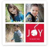 Jingle Squares Christmas Photo Cards