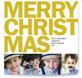 Four Square Christmas Photo Cards