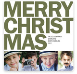 Four Square Christmas Photo Cards