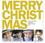 Four Square Christmas Photo Cards