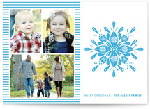 Nordic Snowflake Christmas Photo Cards