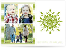 Nordic Snowflake Christmas Photo Cards