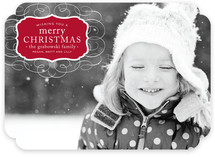 Vintage Label Christmas Photo Cards